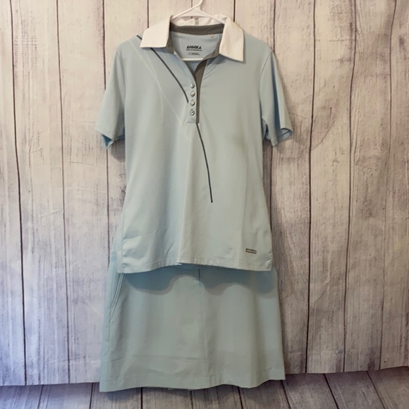 Jupe-Short Cutter & Buck Annika Pour Femme, Taille L, Bleu Marine (neuf)